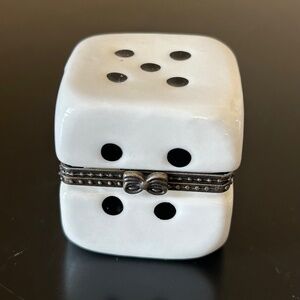 Dice Trinket  Box.  Vintage. NWT